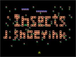 Title screen of Insects on the Atari 8-bit.
