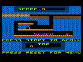 Title screen of Jumper 2 on the Atari 8-bit.