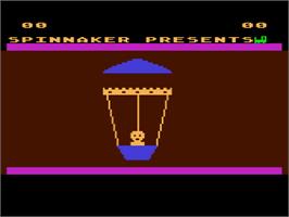 Title screen of Kids on Keys on the Atari 8-bit.
