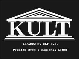 Title screen of Kult on the Atari 8-bit.