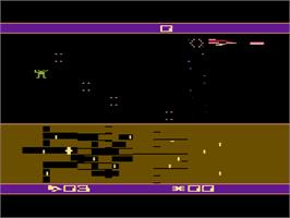 Title screen of New York City on the Atari 8-bit.