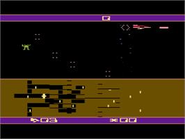 Title screen of New York City on the Atari 8-bit.