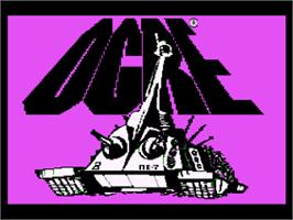 Title screen of Ogre on the Atari 8-bit.