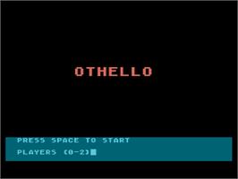 Title screen of Othello on the Atari 8-bit.