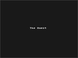 Title screen of Quest, The on the Atari 8-bit.
