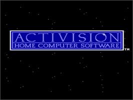 Title screen of Shanghai on the Atari 8-bit.