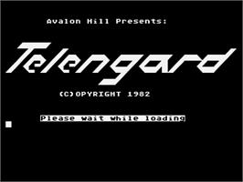 Title screen of Telengard on the Atari 8-bit.