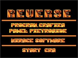 Title screen of Universe on the Atari 8-bit.
