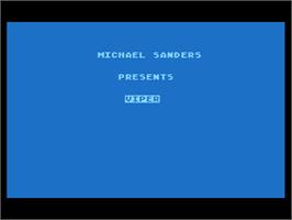 Title screen of Viper on the Atari 8-bit.