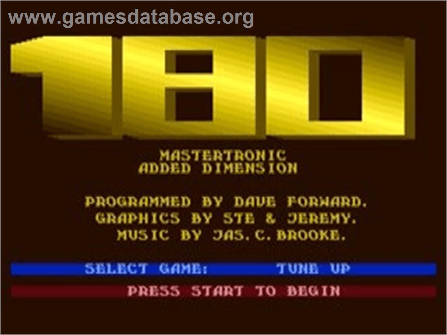180 - Atari 8-bit - Artwork - Title Screen