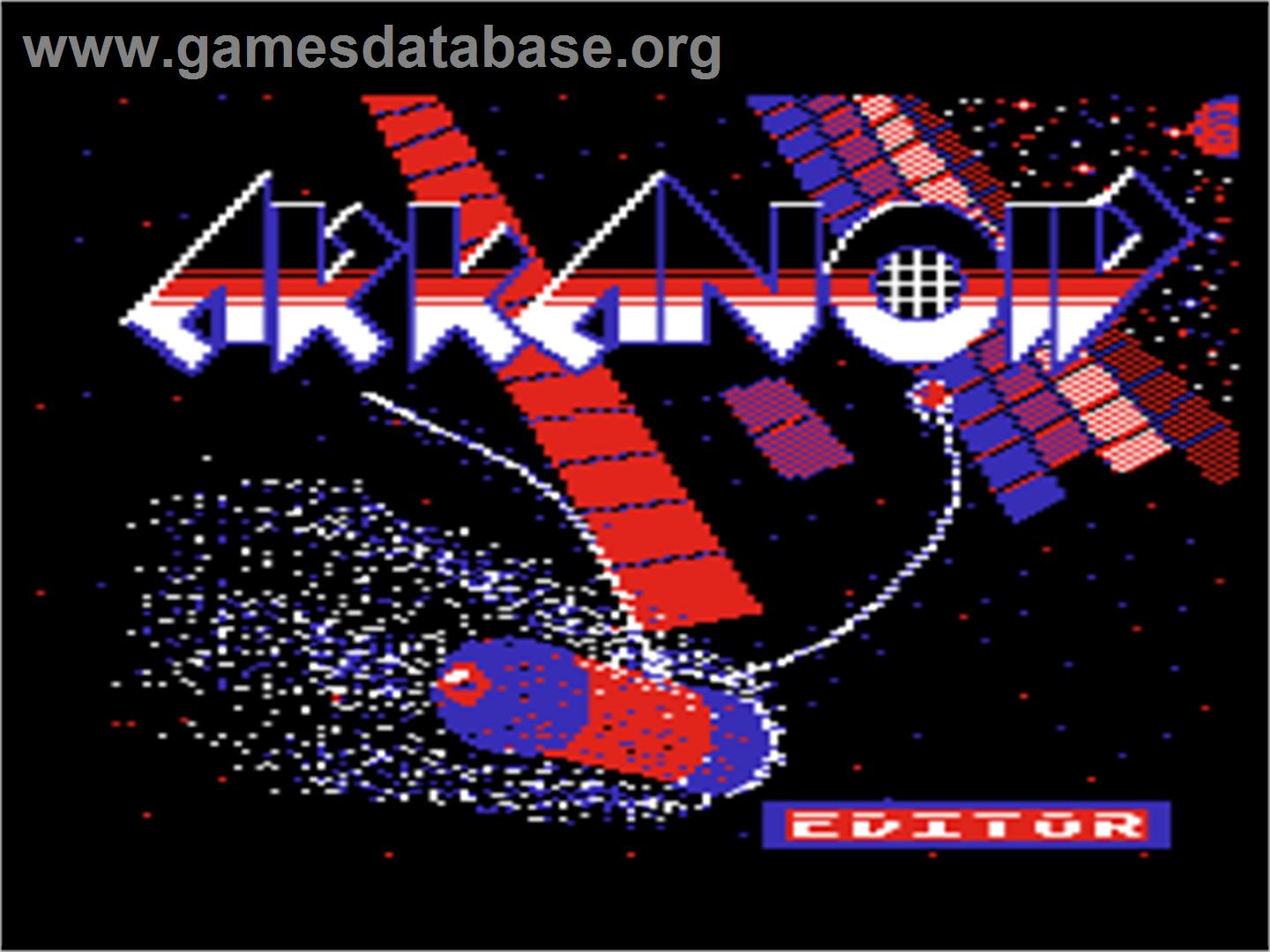 Arkanoid - Atari 8-bit - Artwork - Title Screen