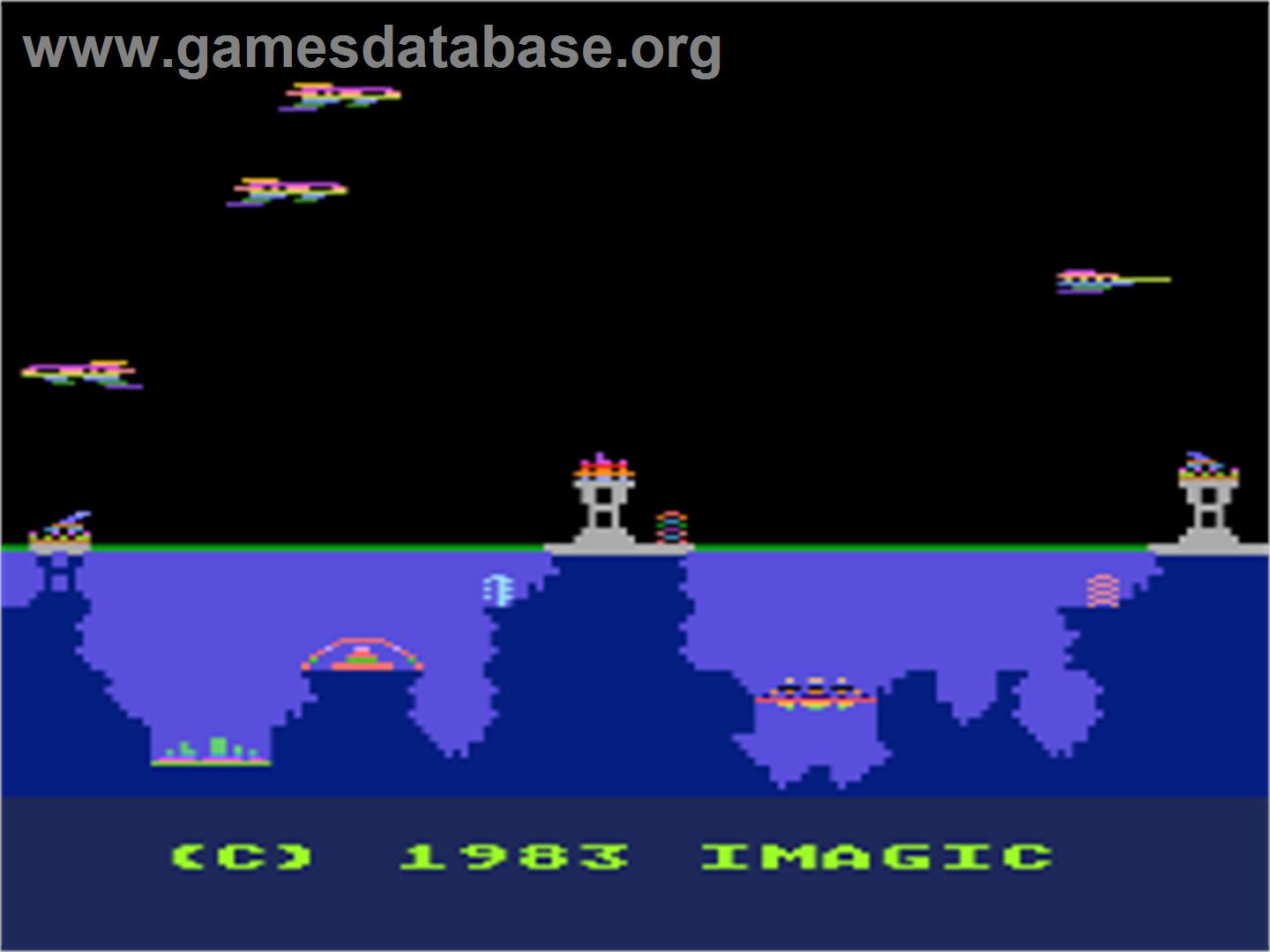 Atlantis - Atari 8-bit - Artwork - Title Screen