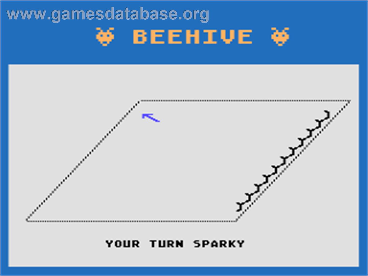 Beehive - Atari 8-bit - Artwork - Title Screen
