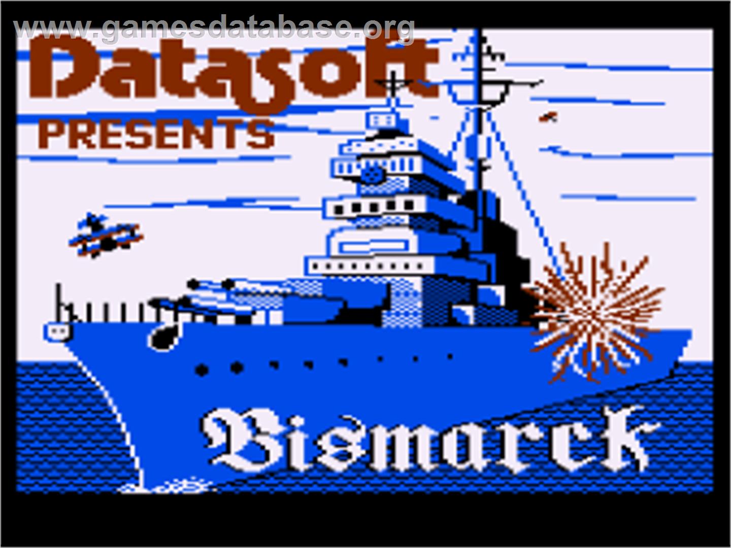 Bismarck - Atari 8-bit - Artwork - Title Screen