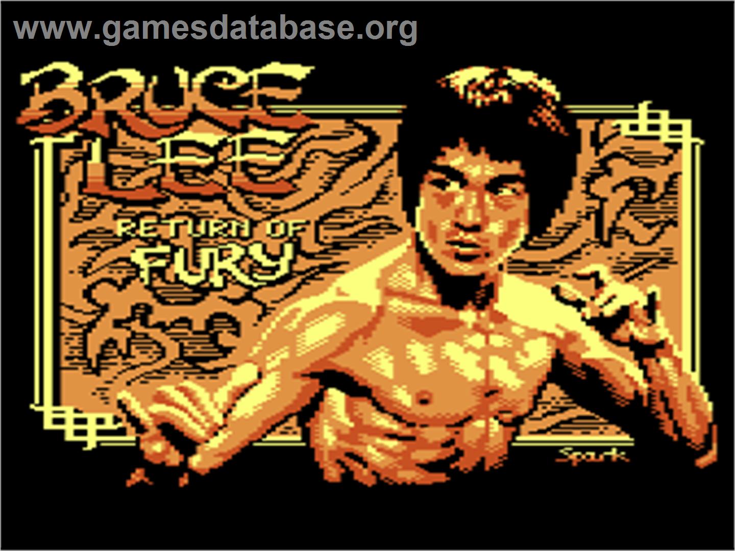 Bruce Lee - Return of Fury - Atari 8-bit - Artwork - Title Screen