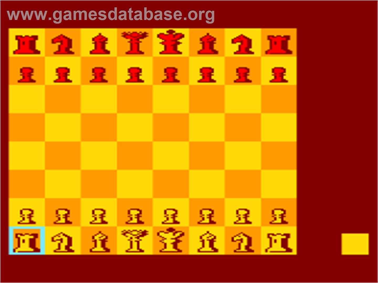 Chess - Atari 8-bit - Artwork - Title Screen