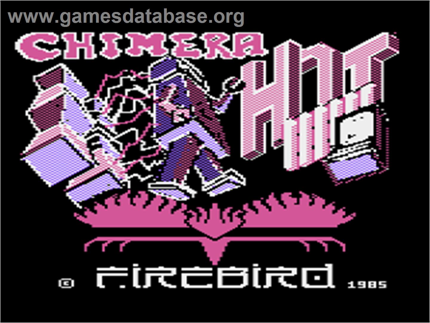 Chimera - Atari 8-bit - Artwork - Title Screen