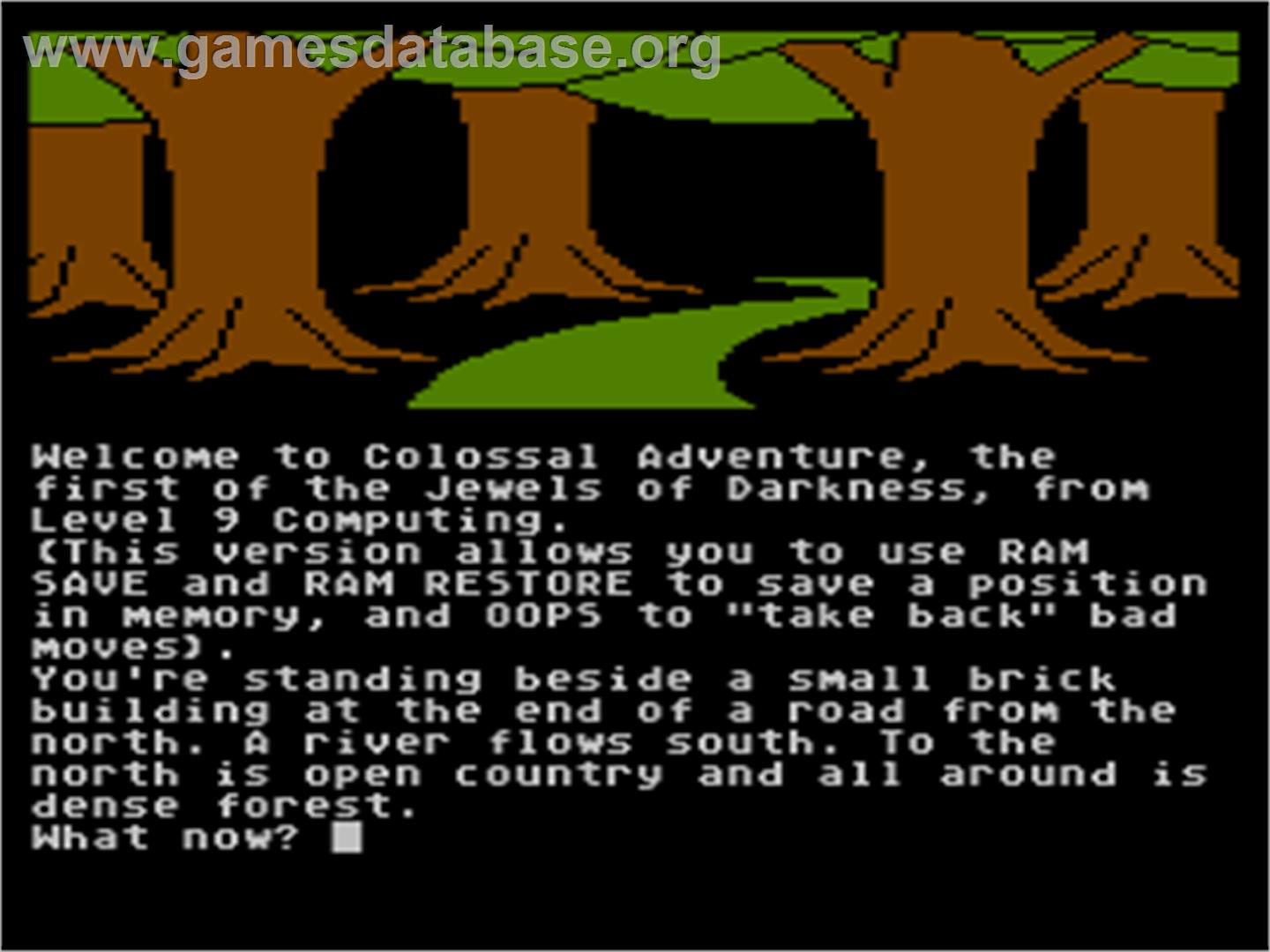 Colossal Adventure - Atari 8-bit - Artwork - Title Screen
