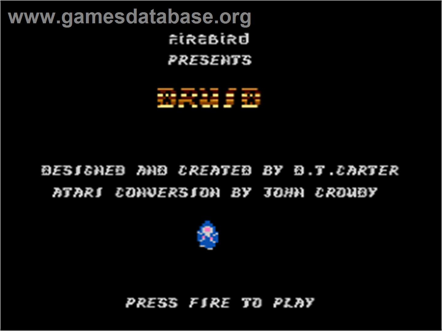 Druid - Atari 8-bit - Artwork - Title Screen
