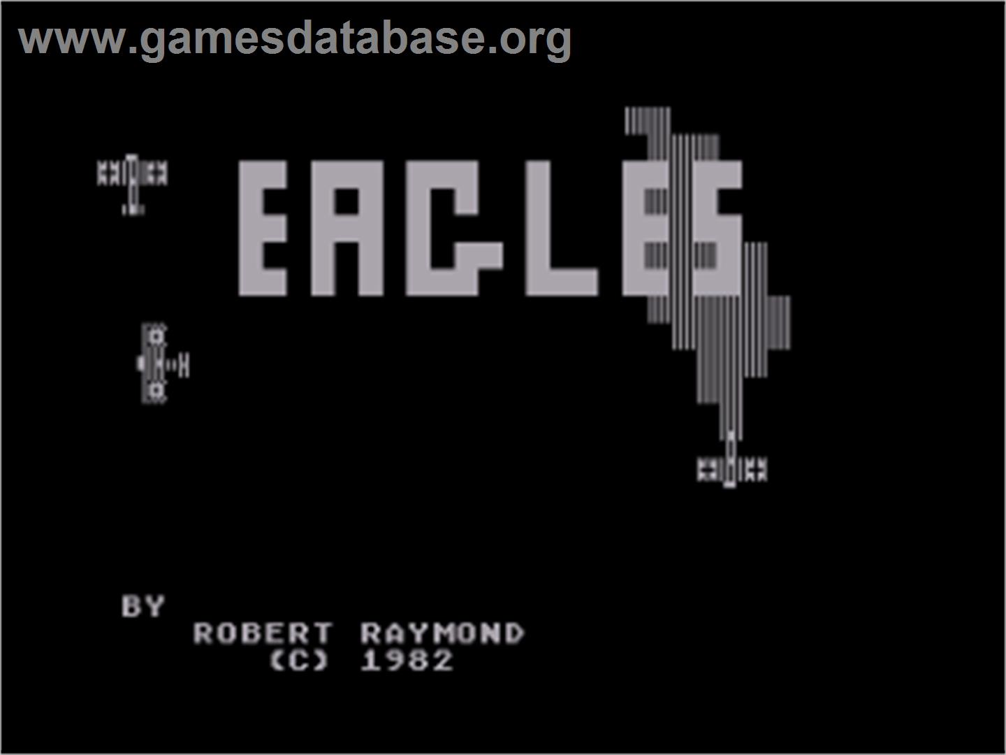 Eagles - Atari 8-bit - Artwork - Title Screen