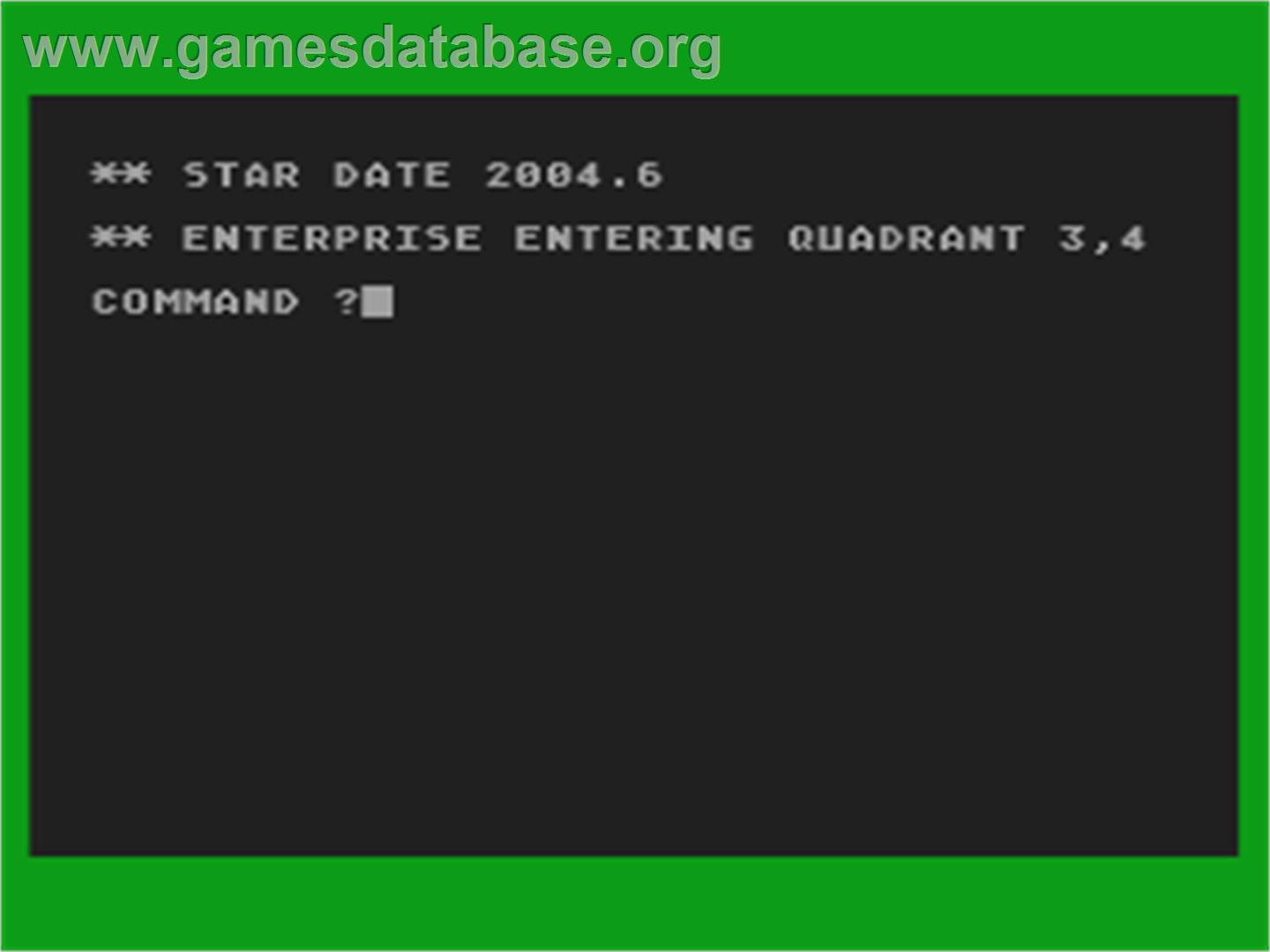 Enterprise - Atari 8-bit - Artwork - Title Screen