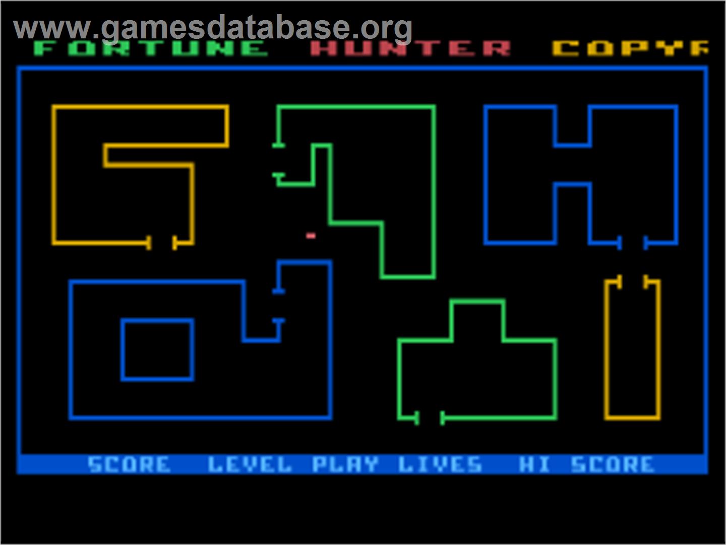 Fortune Hunter - Atari 8-bit - Artwork - Title Screen