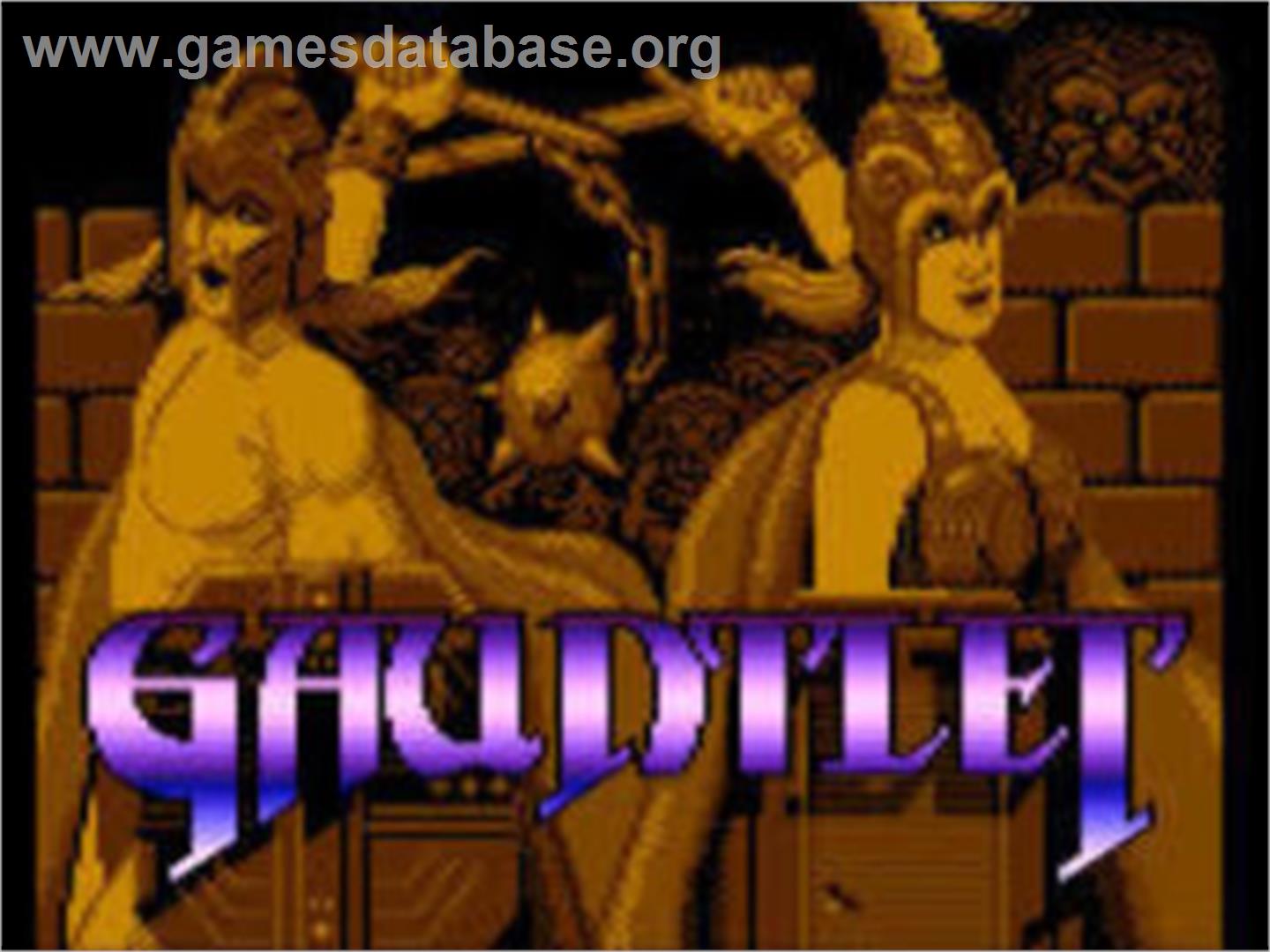 Gauntlet - Atari 8-bit - Artwork - Title Screen