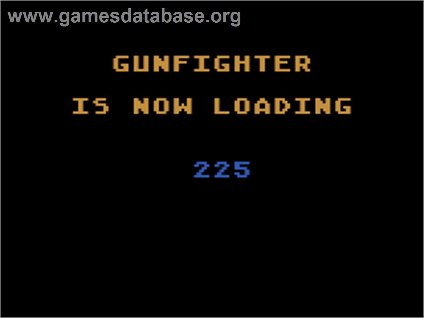 Gunfighter - Atari 8-bit - Artwork - Title Screen