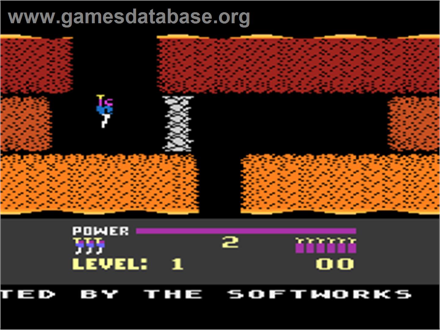 HERO - Atari 8-bit - Artwork - Title Screen