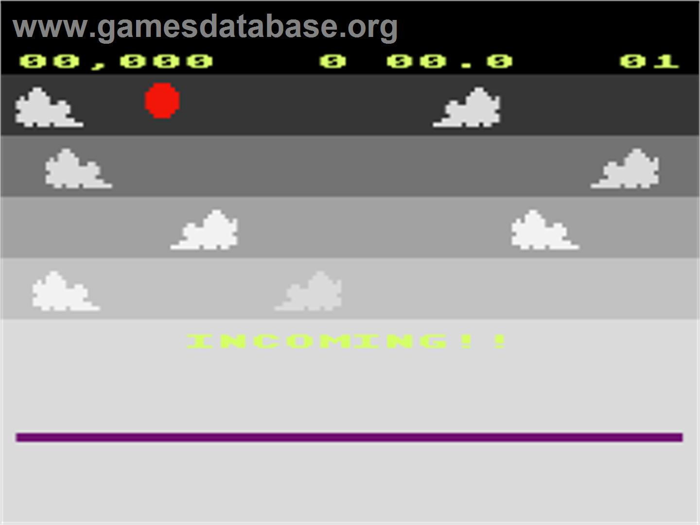 Incoming! - Atari 8-bit - Artwork - Title Screen