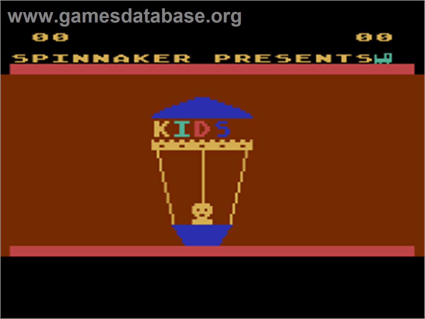 Kids On Keys - Atari 8-bit - Artwork - Title Screen