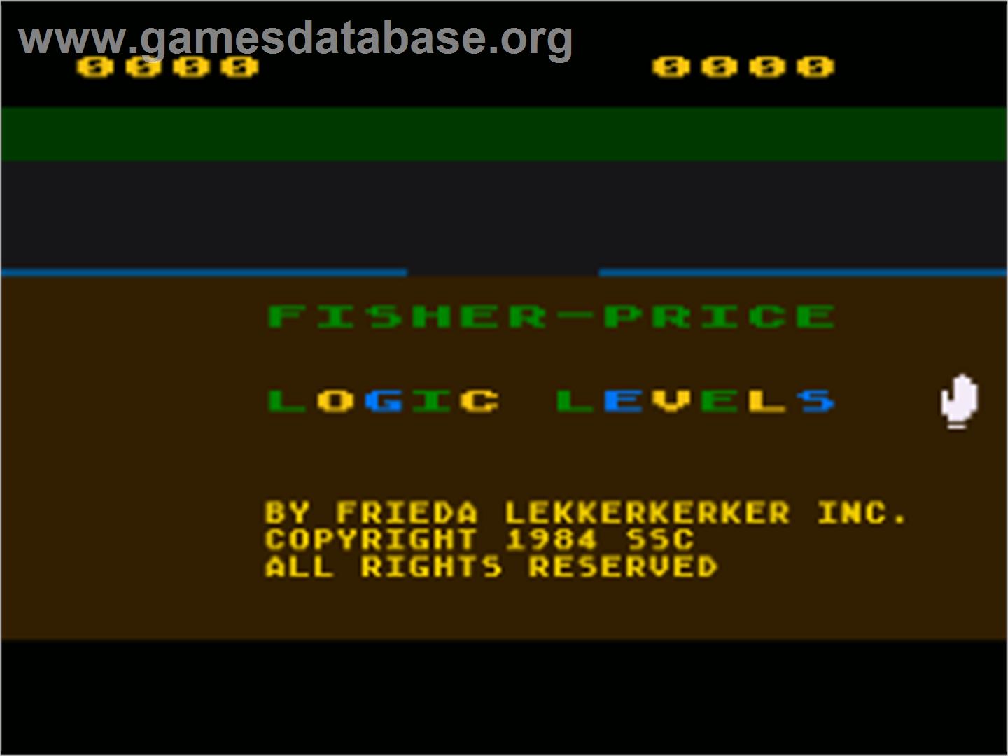 Logic Levels - Atari 8-bit - Artwork - Title Screen