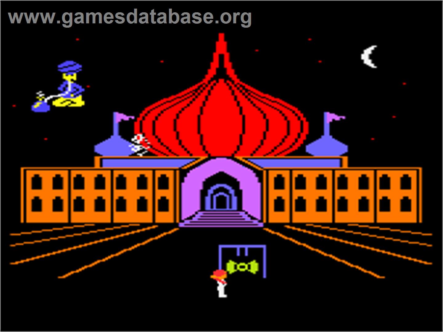 Master of the Lamps - Atari 8-bit - Artwork - Title Screen