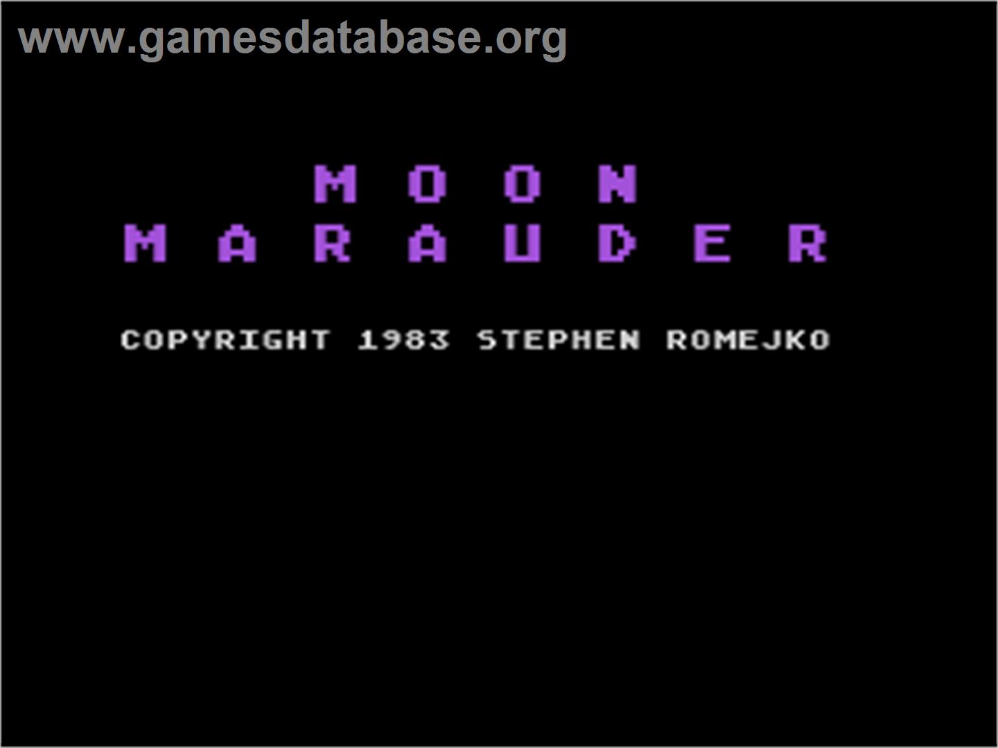 Moptown Parade - Atari 8-bit - Artwork - Title Screen