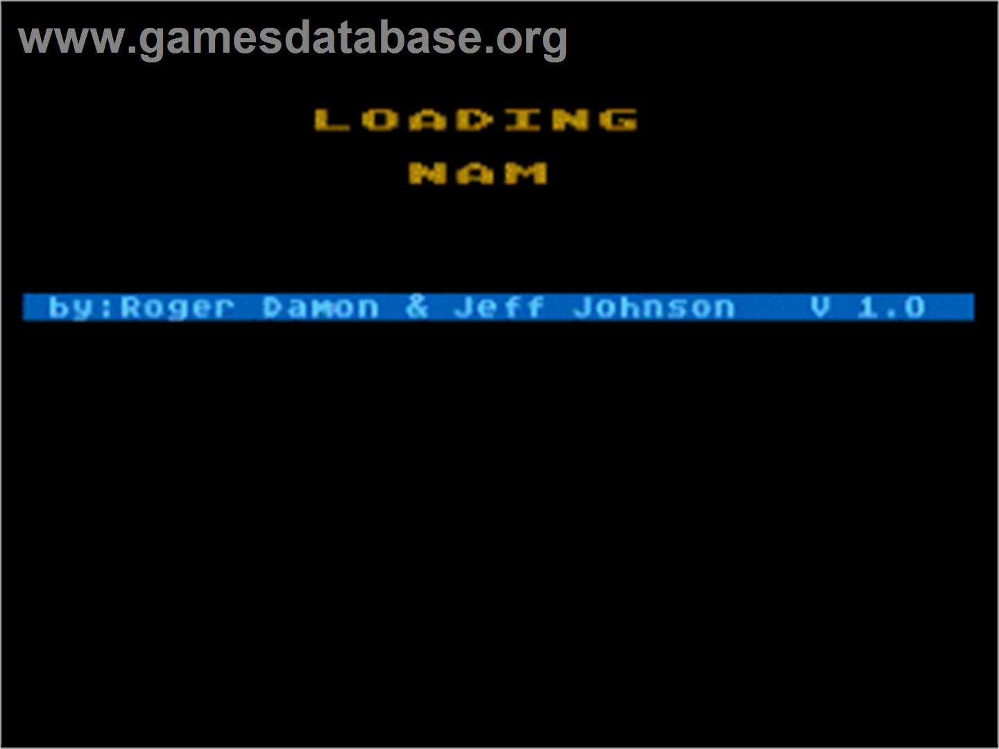 Nam - Atari 8-bit - Artwork - Title Screen