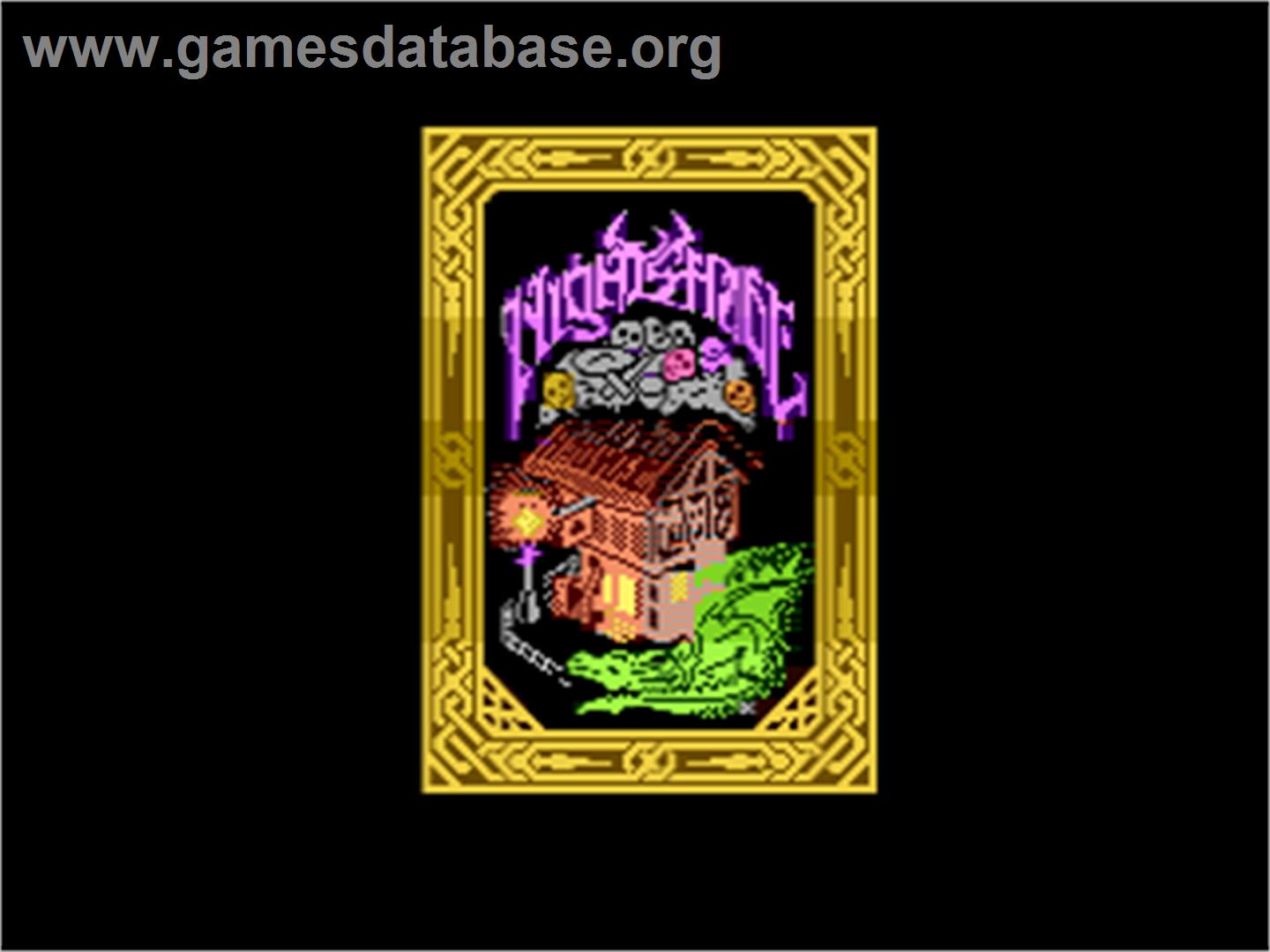 Nightshade - Atari 8-bit - Artwork - Title Screen