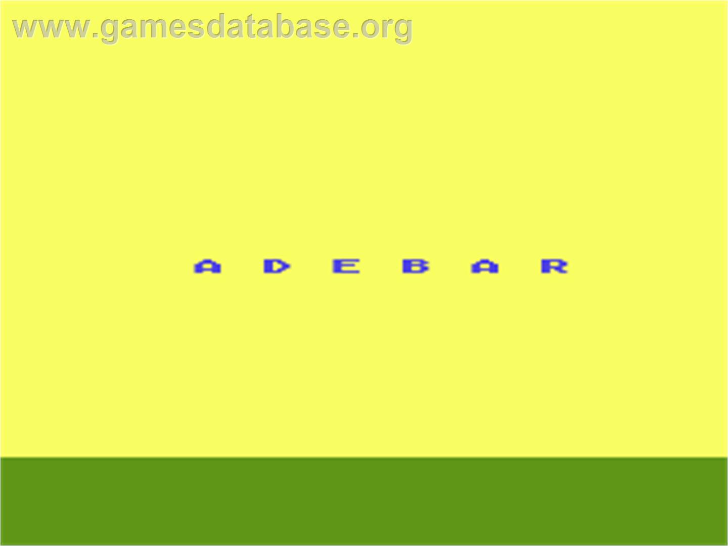 Nukewar - Atari 8-bit - Artwork - Title Screen