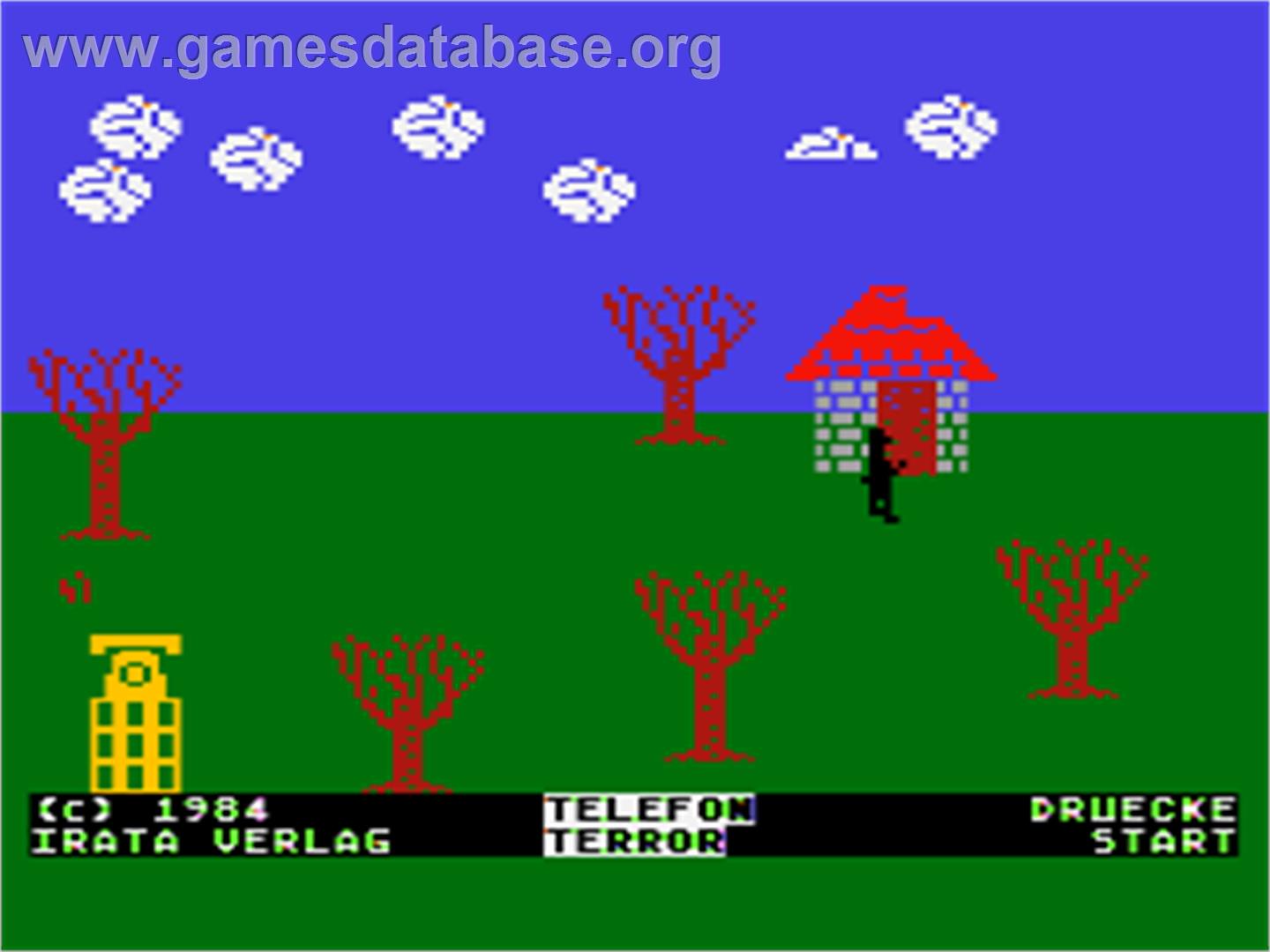 Oregon Trail - Atari 8-bit - Artwork - Title Screen