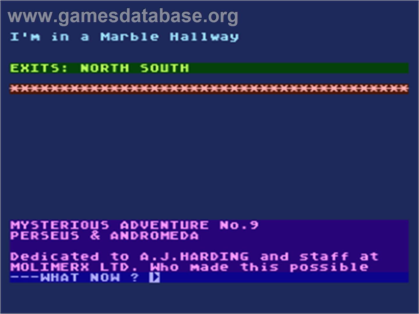 Perseus And Andromeda - Atari 8-bit - Artwork - Title Screen