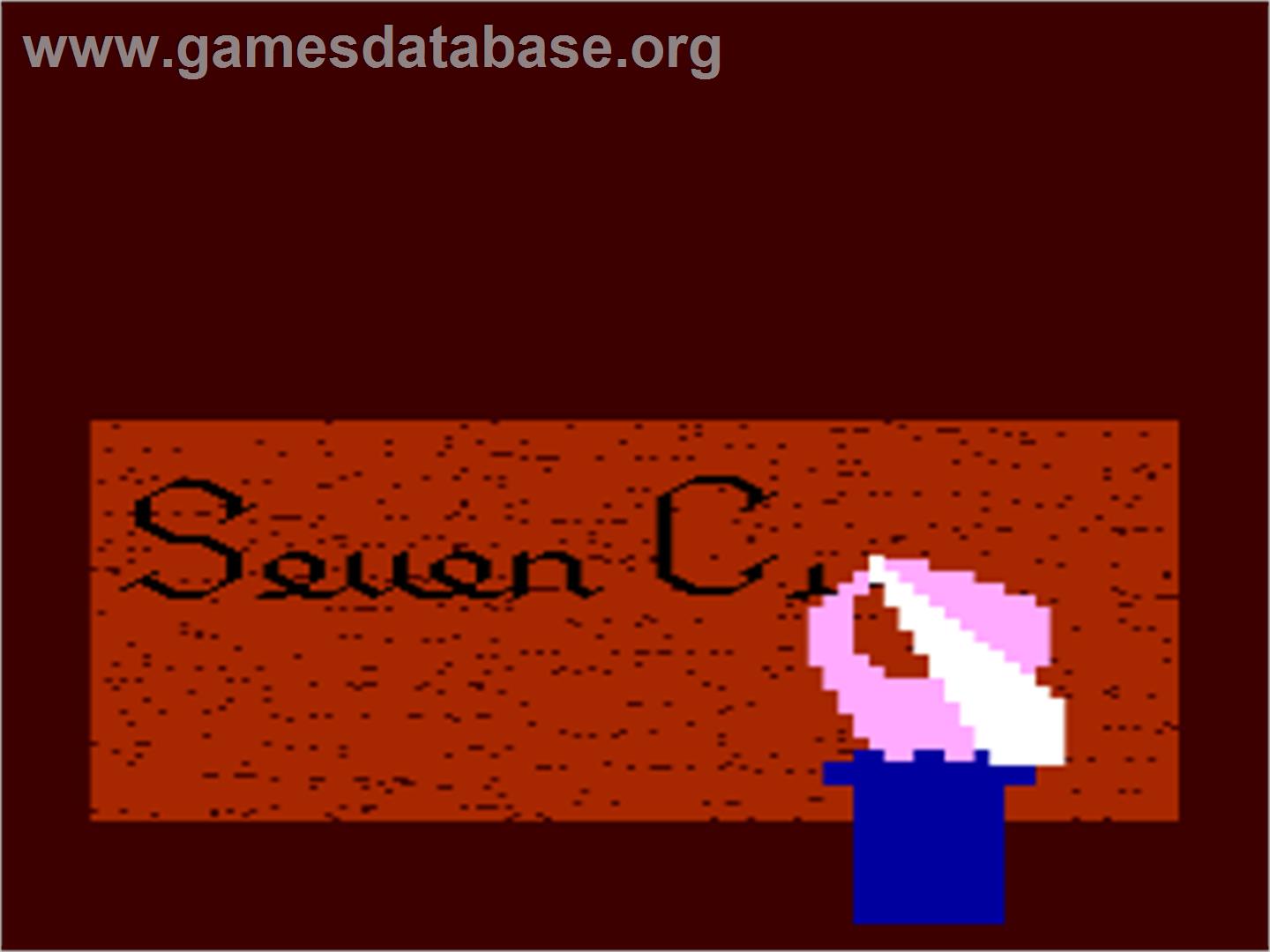 Seven Cities of Gold - Atari 8-bit - Artwork - Title Screen
