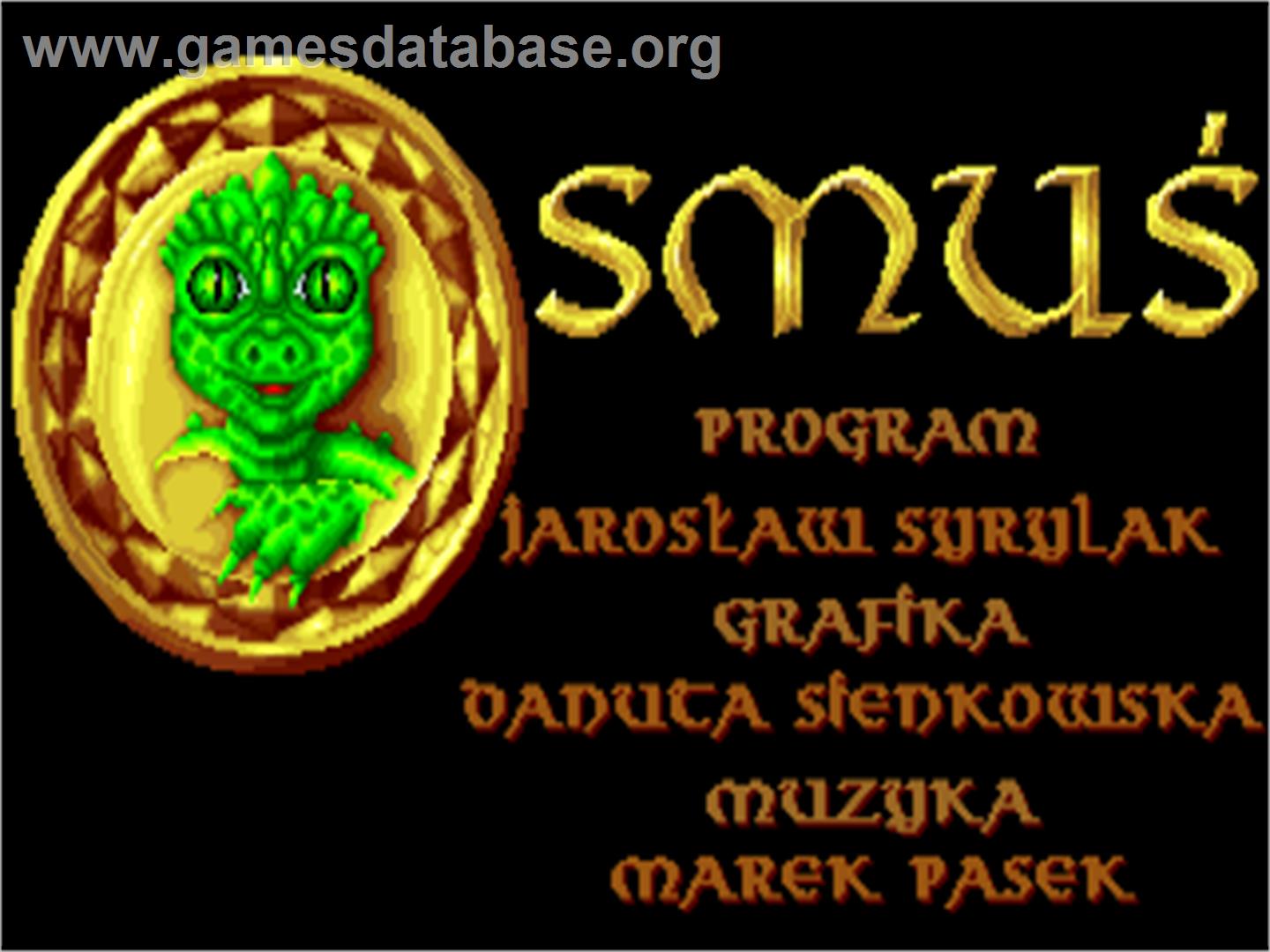 Smus - Atari 8-bit - Artwork - Title Screen