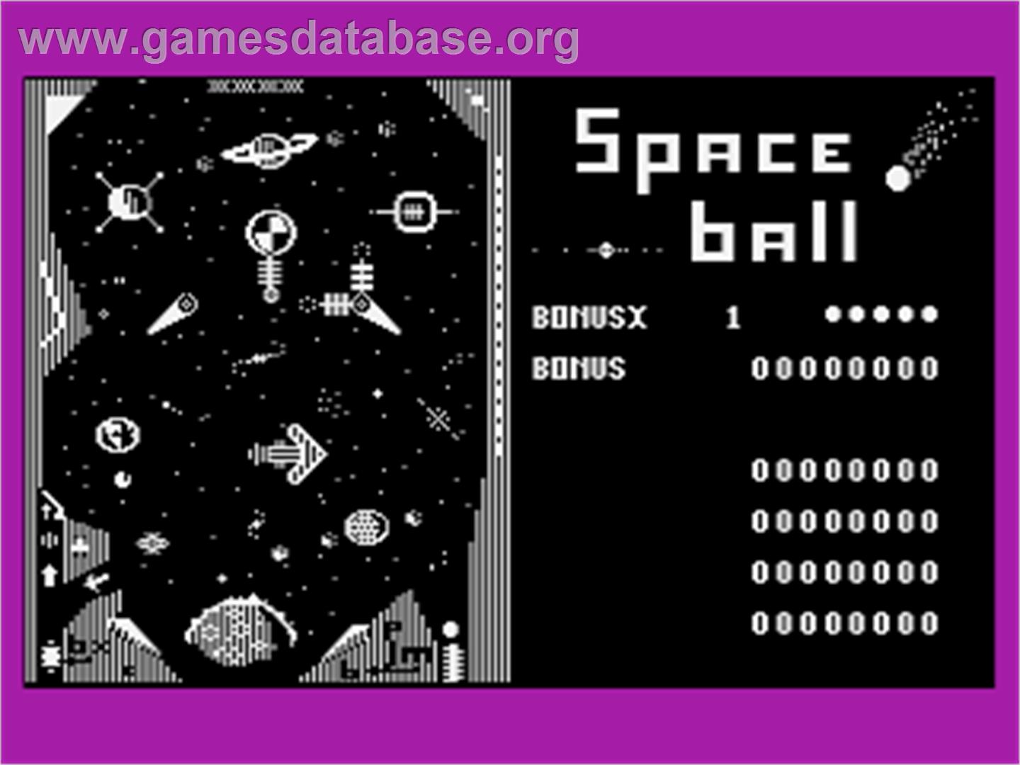 Spaceball - Atari 8-bit - Artwork - Title Screen