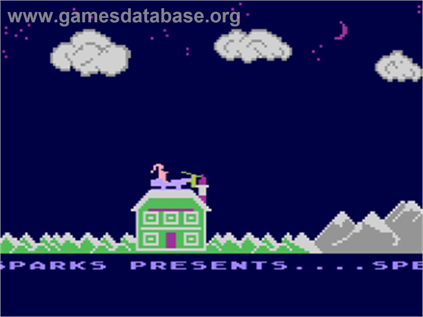 Special Delivery: Santa's Christmas Chaos - Atari 8-bit - Artwork - Title Screen