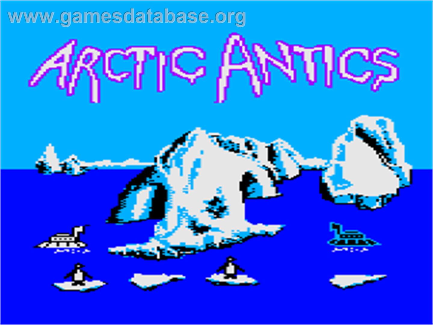 Spy vs. Spy III: Arctic Antics - Atari 8-bit - Artwork - Title Screen