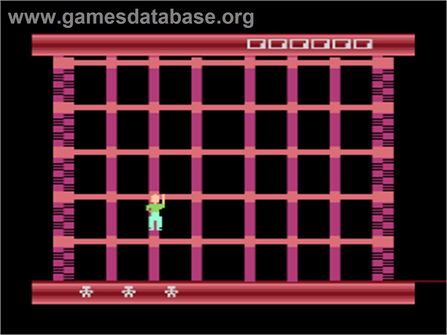 Squish 'em - Atari 8-bit - Artwork - Title Screen