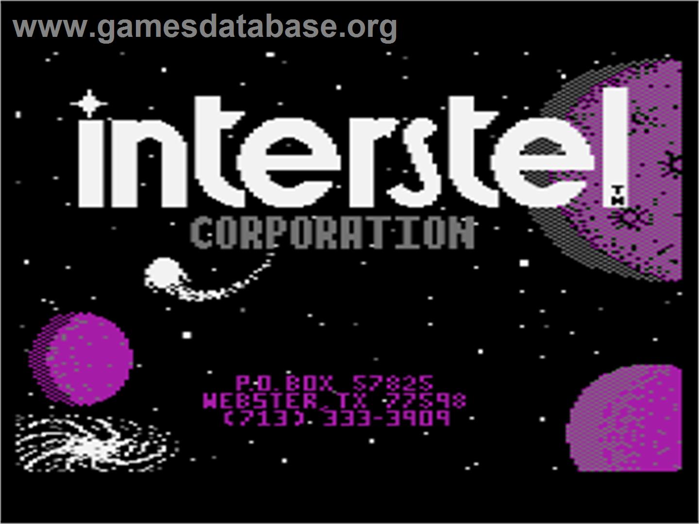 Star Fleet I: The War Begins - Atari 8-bit - Artwork - Title Screen