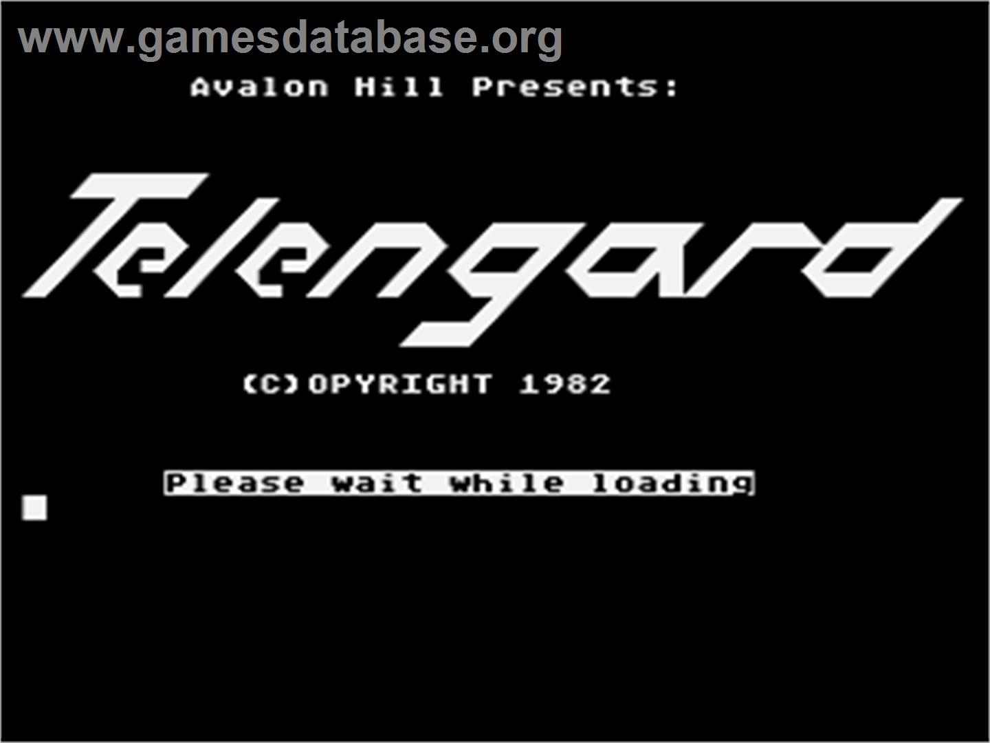 Telengard - Atari 8-bit - Artwork - Title Screen