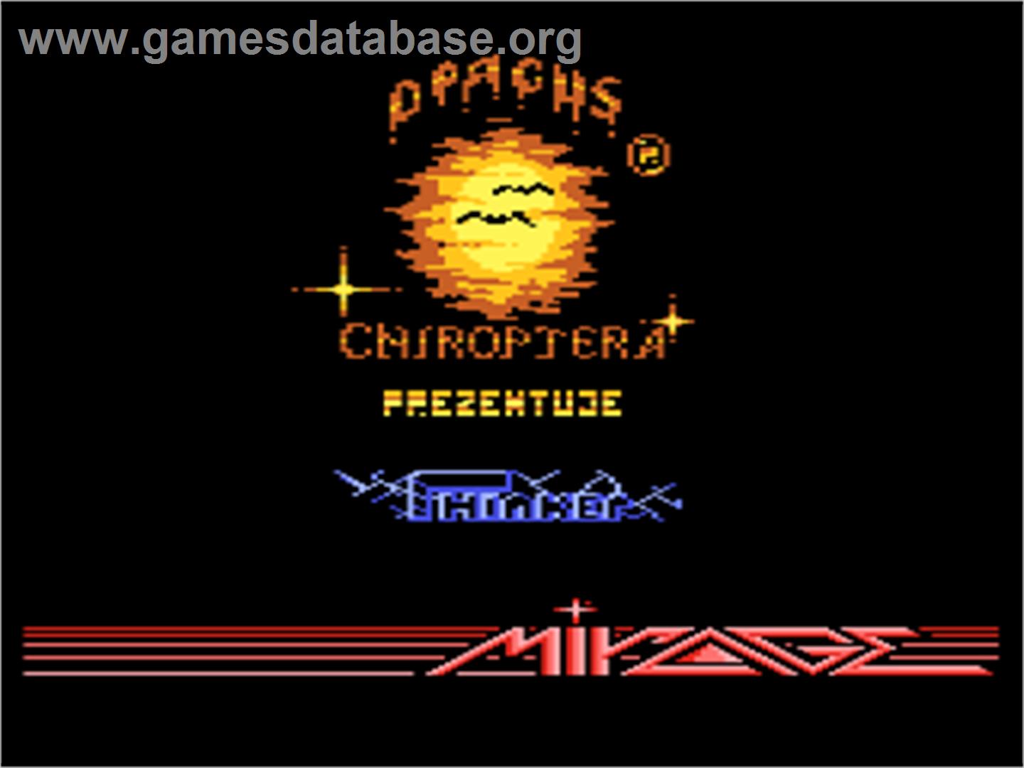 Thinker - Atari 8-bit - Artwork - Title Screen
