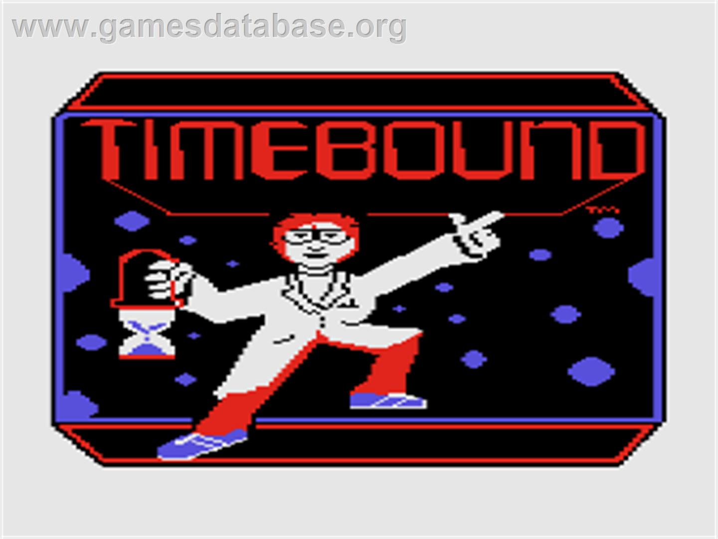 Timebound - Atari 8-bit - Artwork - Title Screen