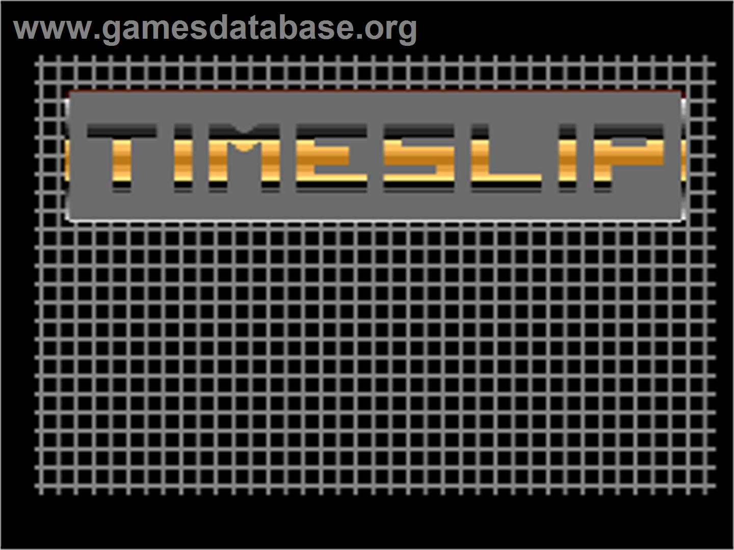 Timeslip - Atari 8-bit - Artwork - Title Screen